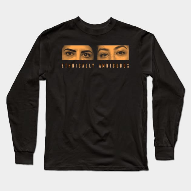 Ethnically Ambiguous Eyes Long Sleeve T-Shirt by Ethnically Ambiguous